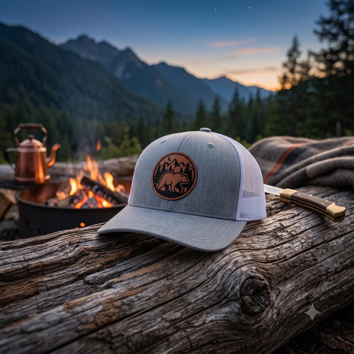View 5 of Bear Trucker Hat