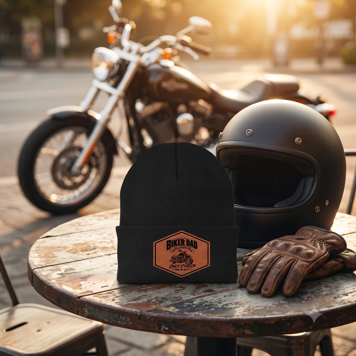 View 4 of Biker Dad Beanie