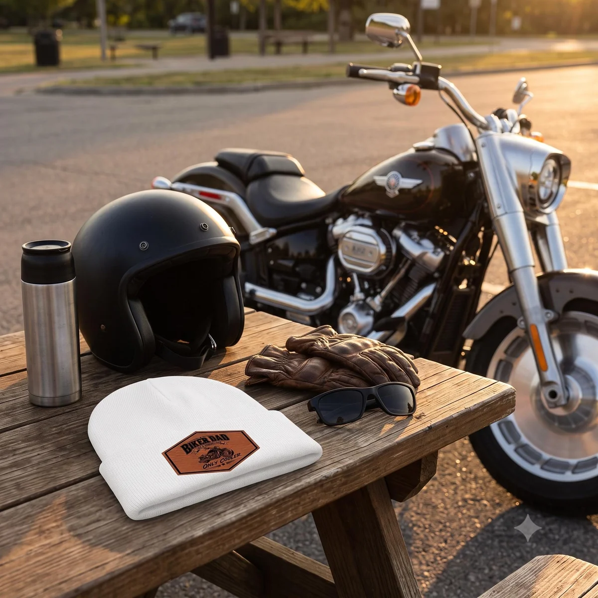 View 5 of Biker Dad Beanie