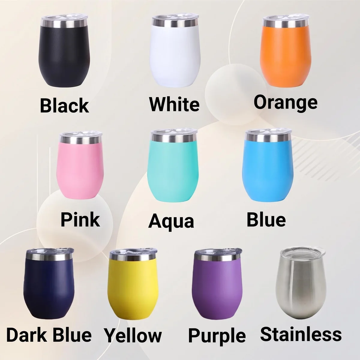 View 3 of Custom Photo Wine Tumbler