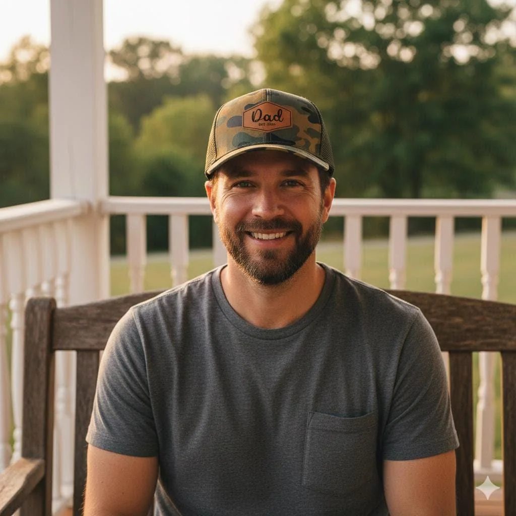 View 2 of Dad Est Trucker Hat
