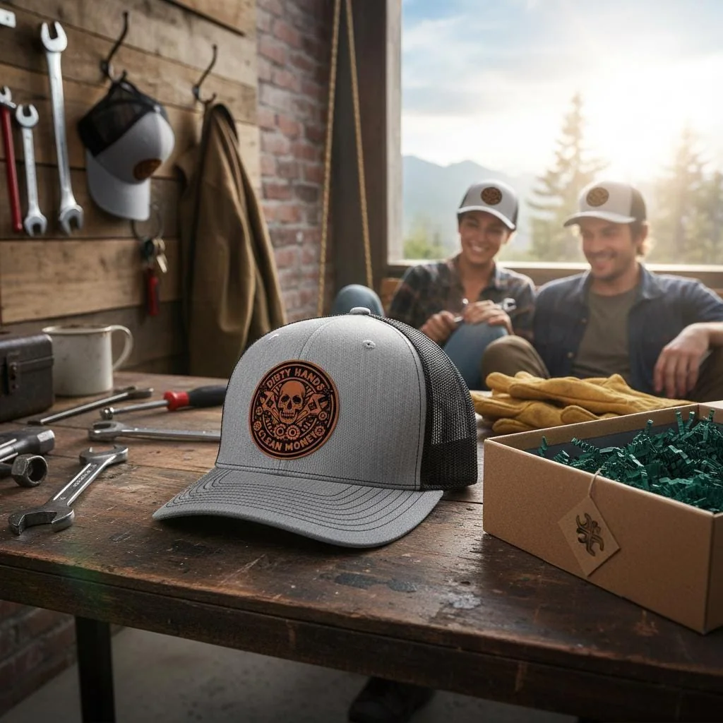 View 6 of Dirty Hands Clean Money Trucker Hat