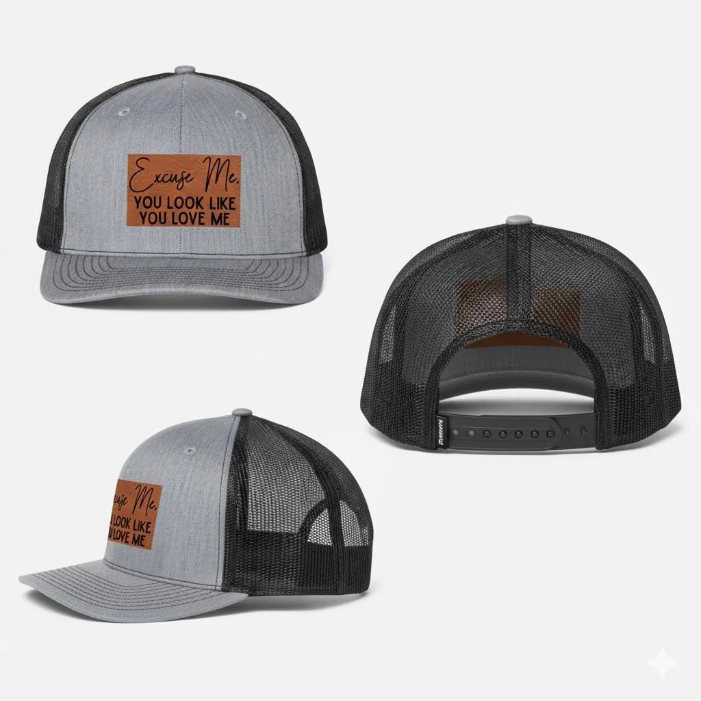 View 5 of Excuse Me You Look Like You Love Me Trucker Hat