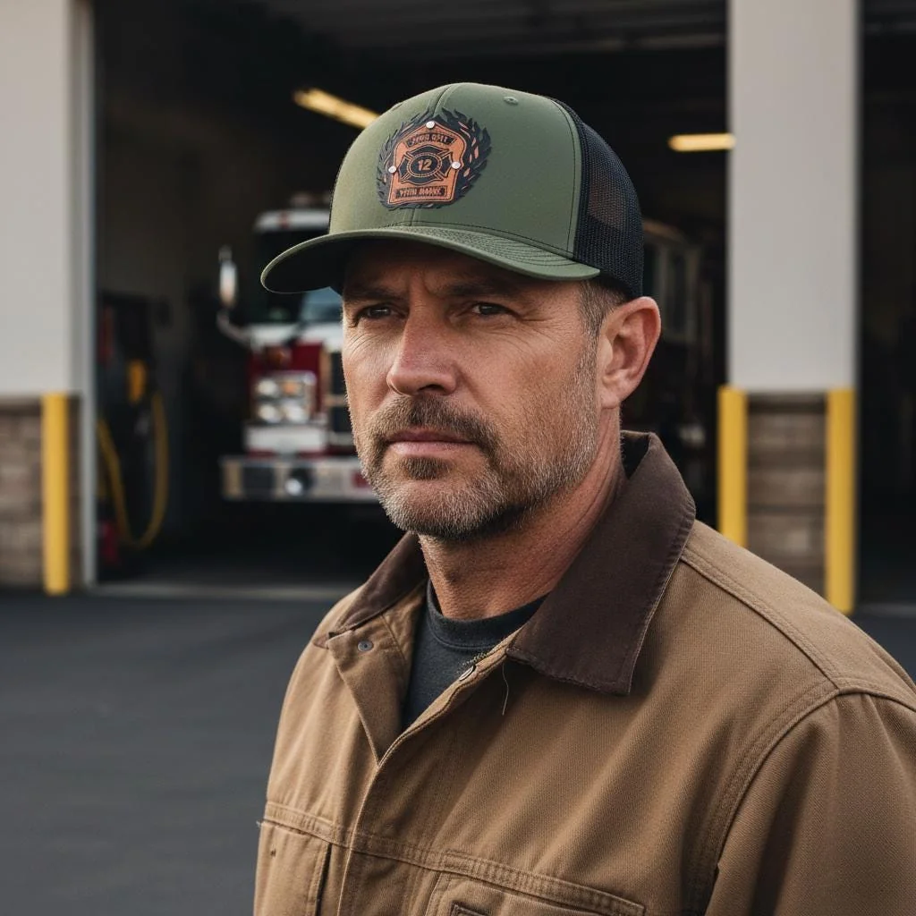 View 5 of Firefighter Badge Richardson 112 Hat