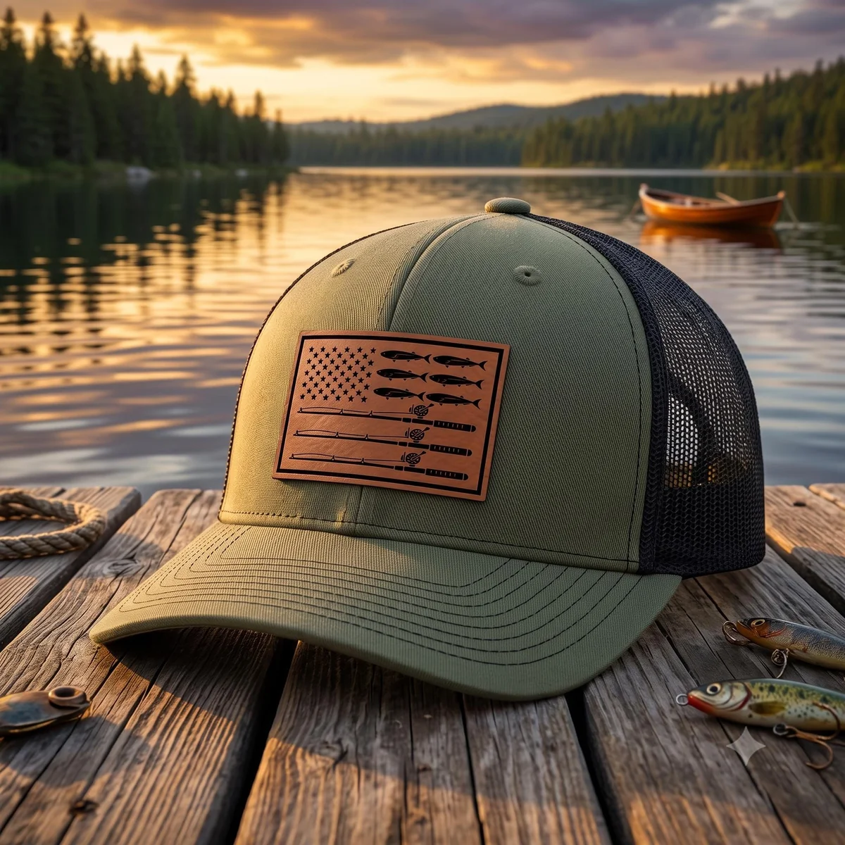 View 5 of Fishing Trucker Hat