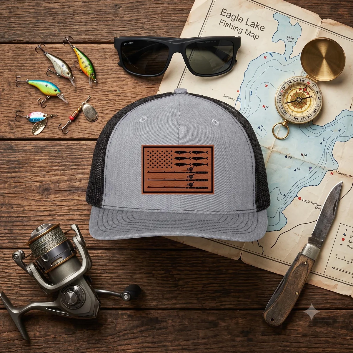 View 6 of Fishing Trucker Hat