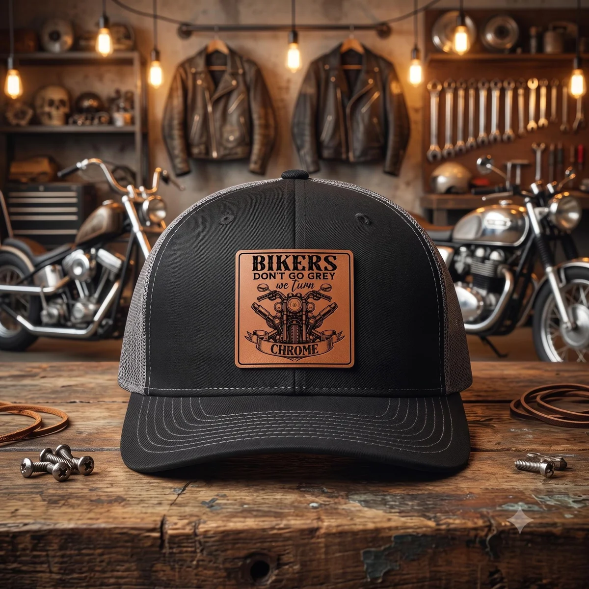 Funny Biker Trucker Hat