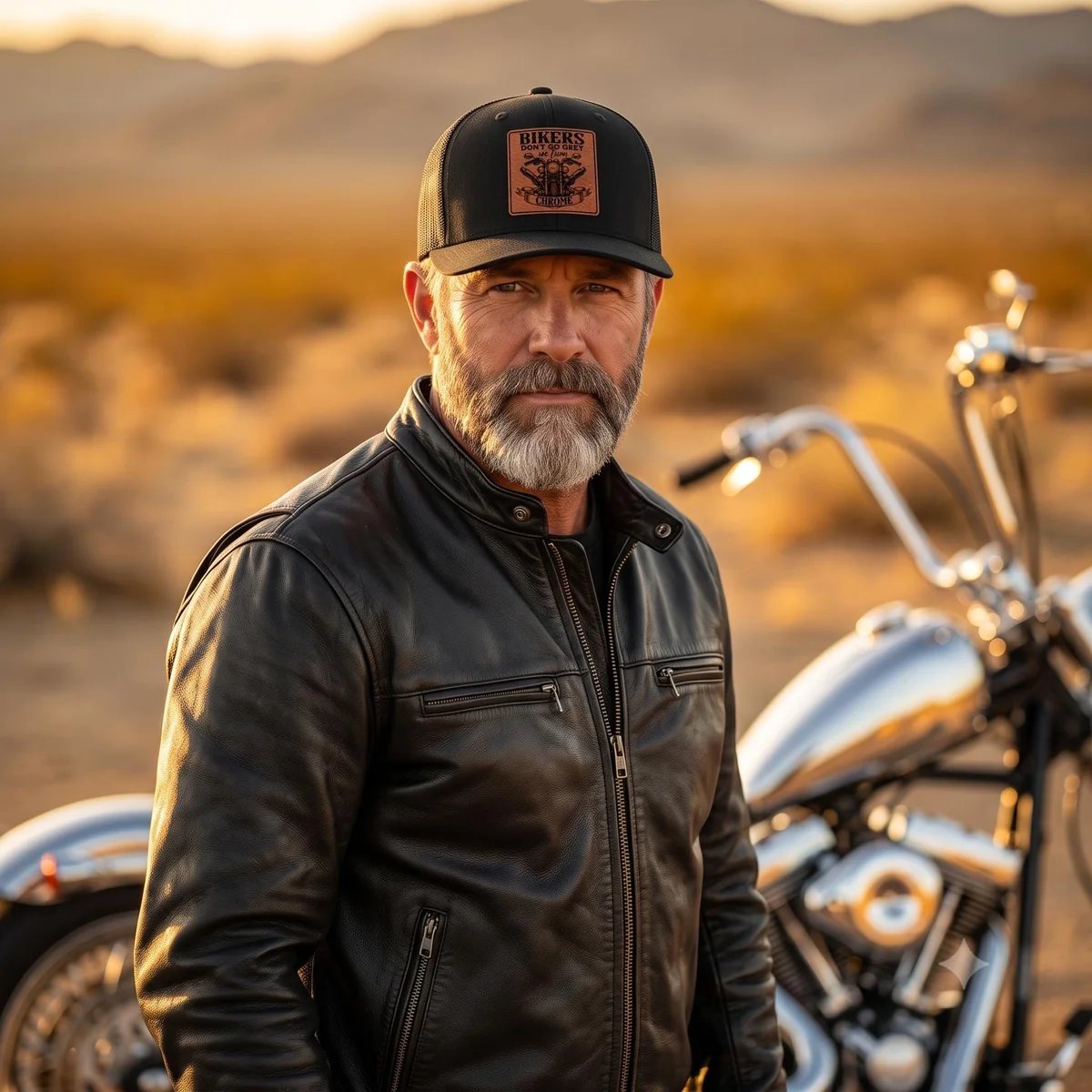 View 2 of Funny Biker Trucker Hat