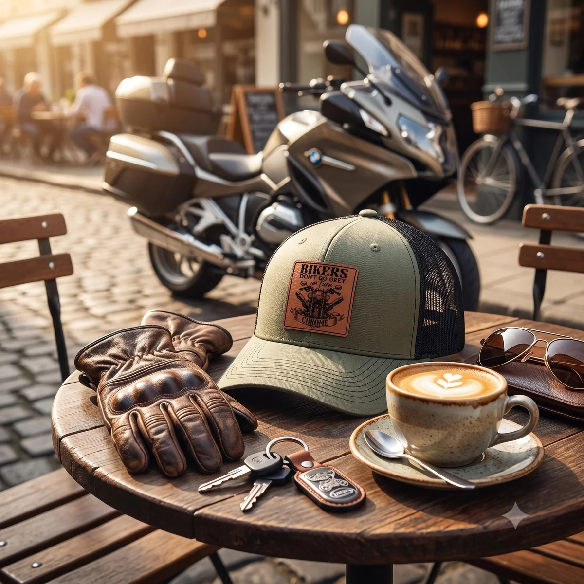 View 3 of Funny Biker Trucker Hat