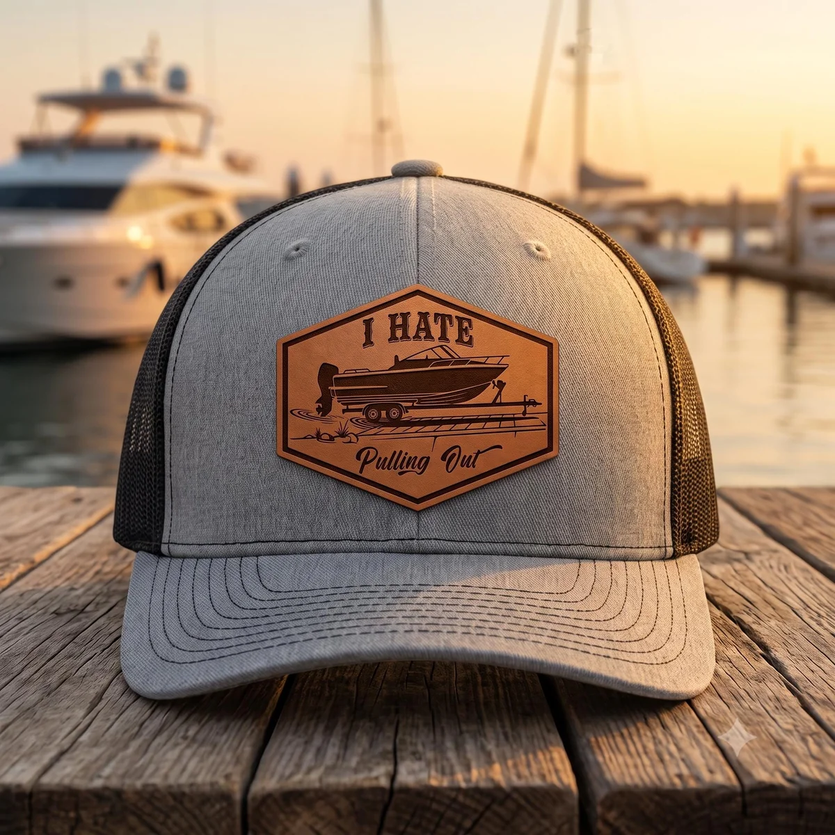 Funny Boating Trucker Hat