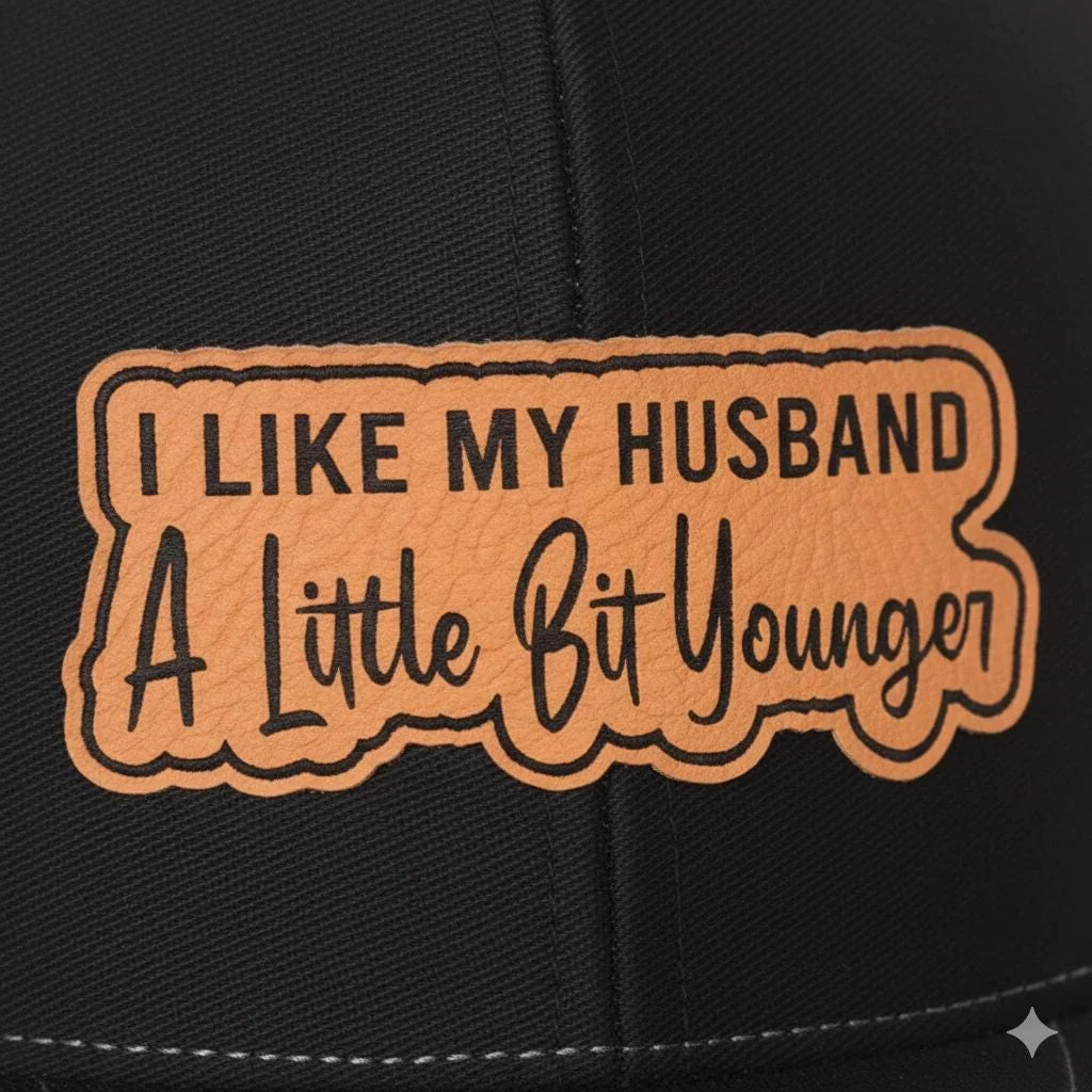 View 4 of I Like My Husband A Little Bit Younger Trucker Hat