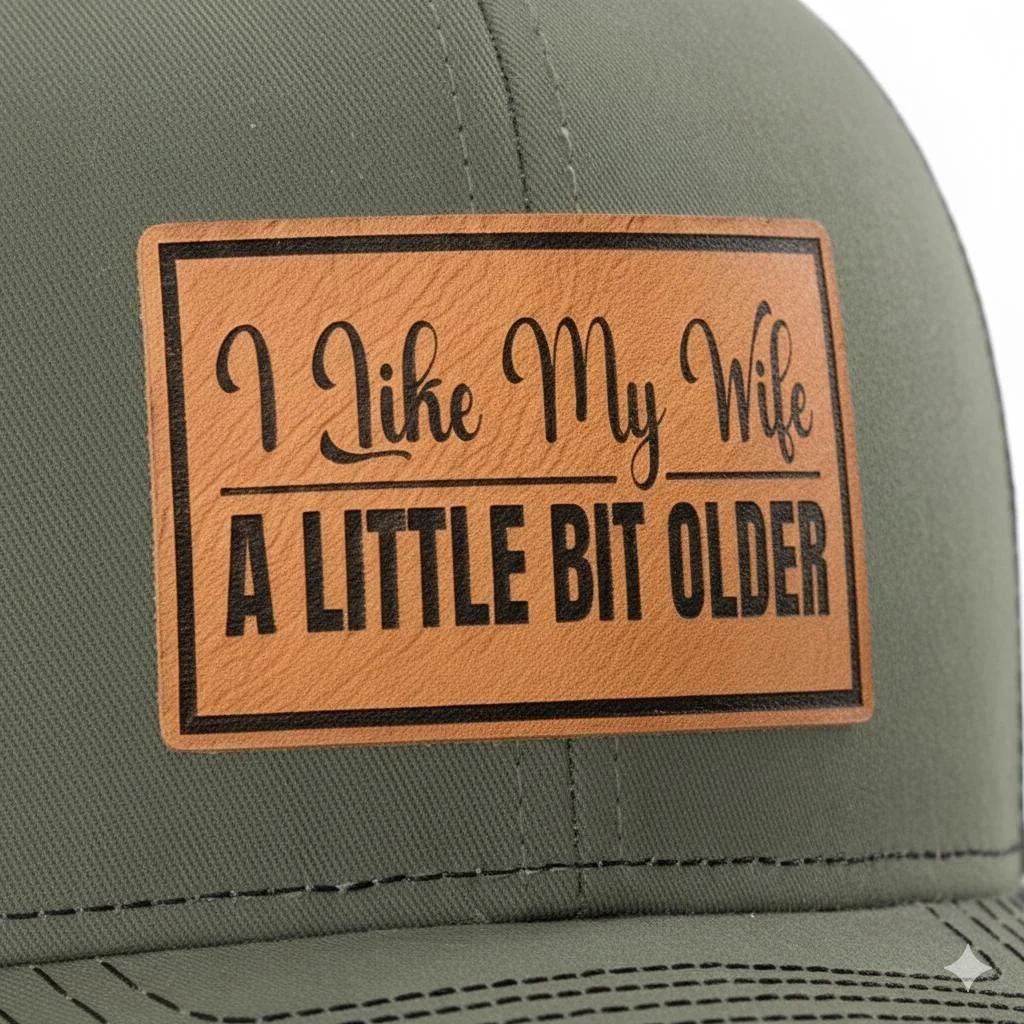 View 4 of I Like My Wife a Little Bit Older Trucker Hat