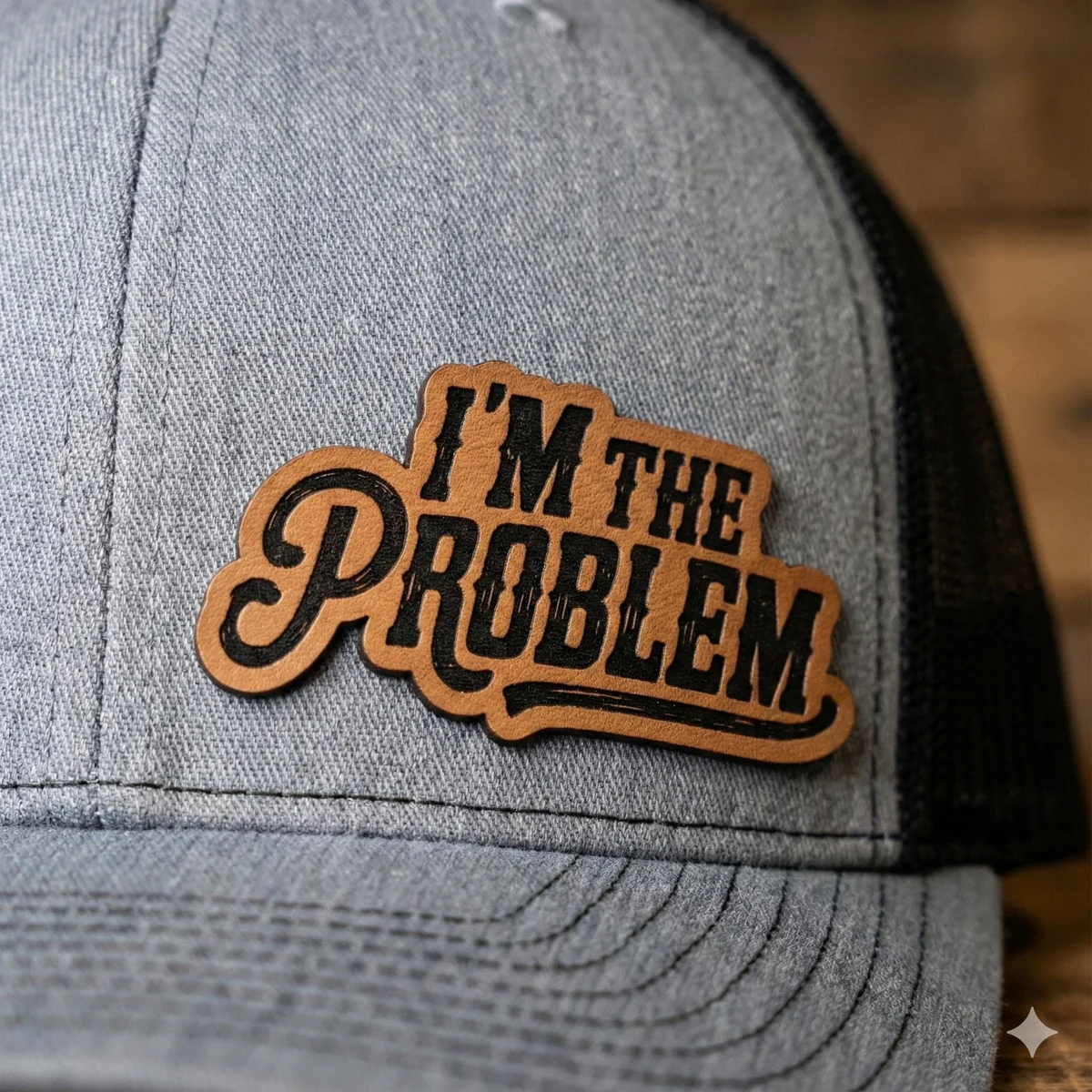 View 3 of I'm the Problem Trucker Hat