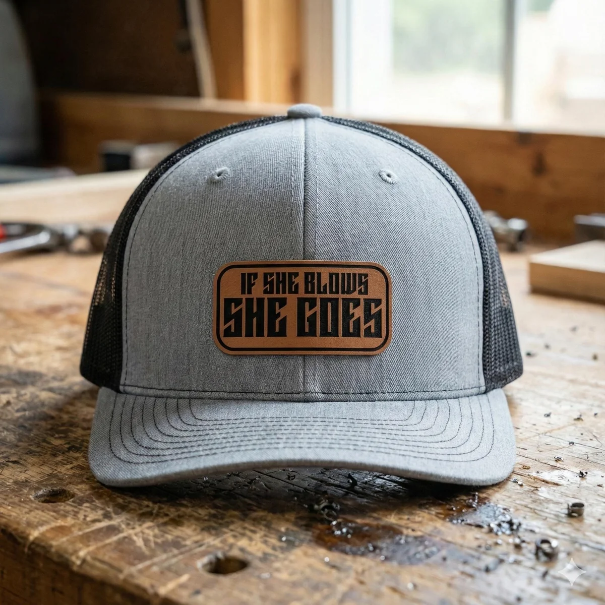 If She Blows She Goes Trucker Hat