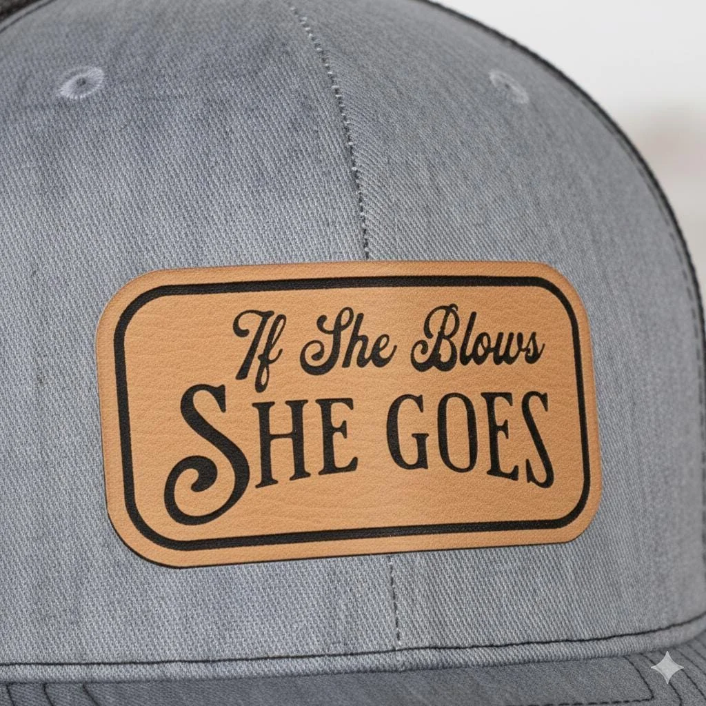 View 6 of If She Blows She Goes Trucker Hat