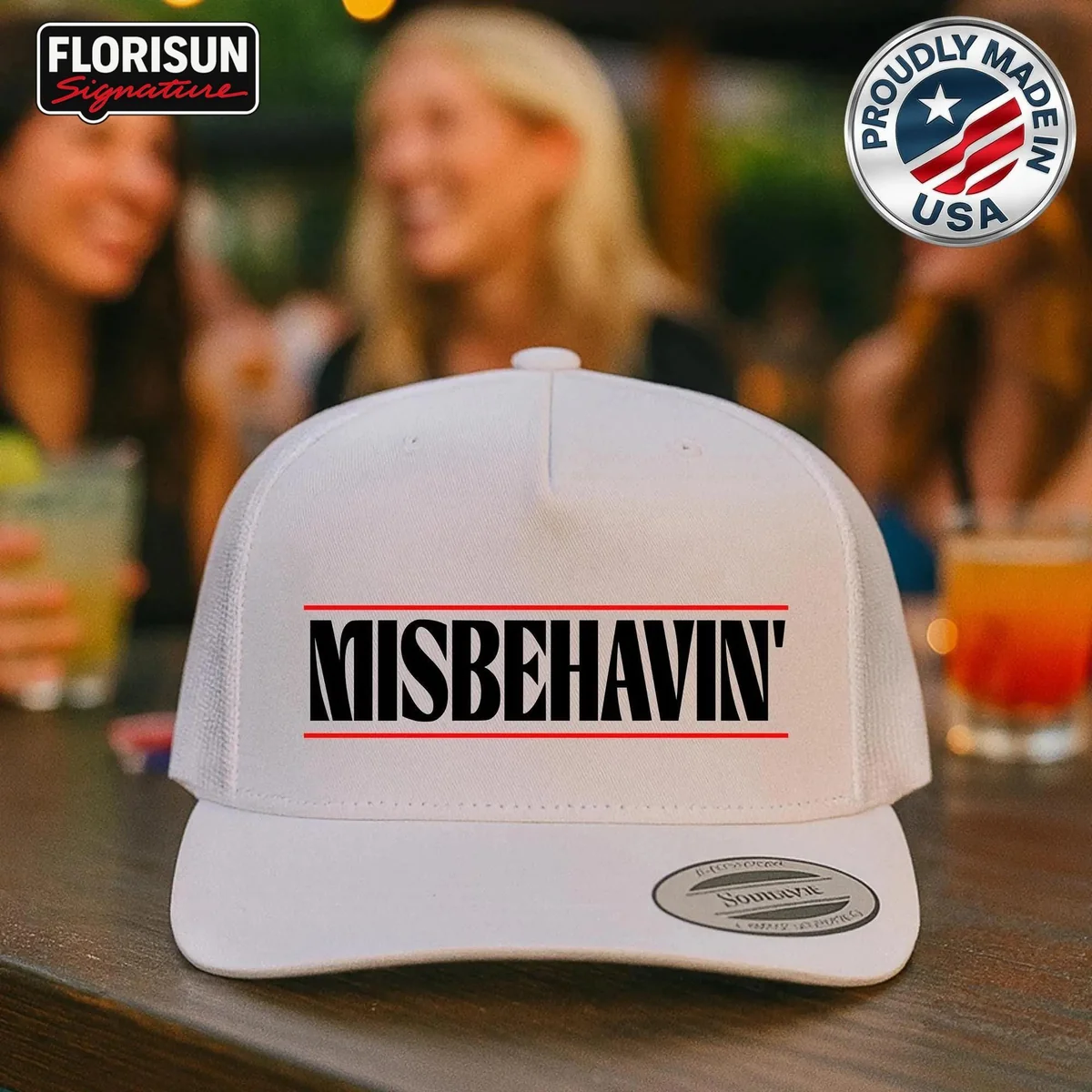 Misbehavin Trucker Hat