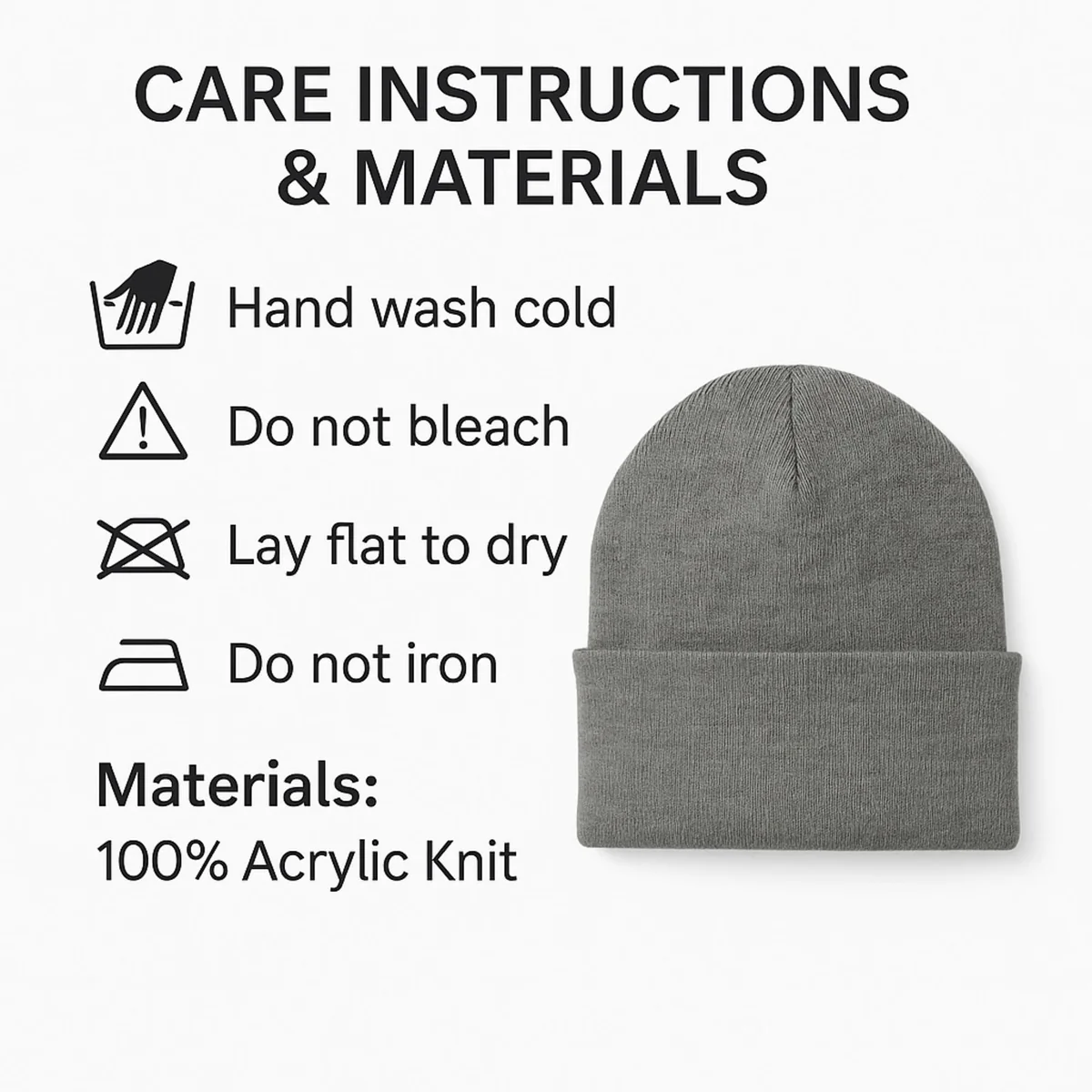 View 2 of Motorcycle Grandpa Beanie