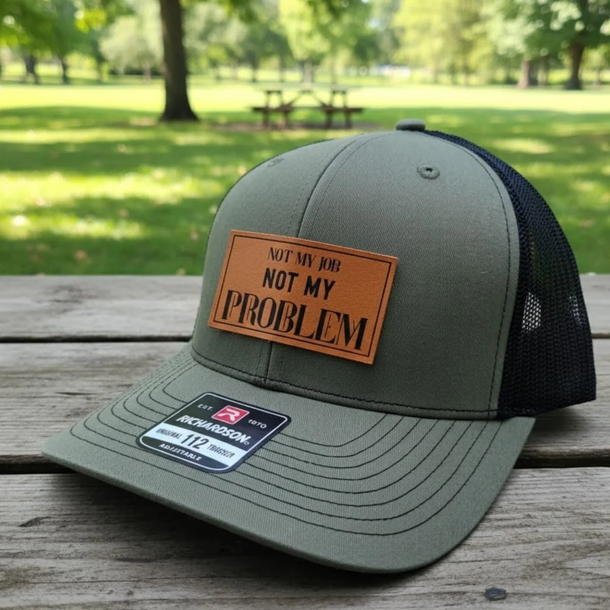 View 6 of Not My Job Not My Problem Hat