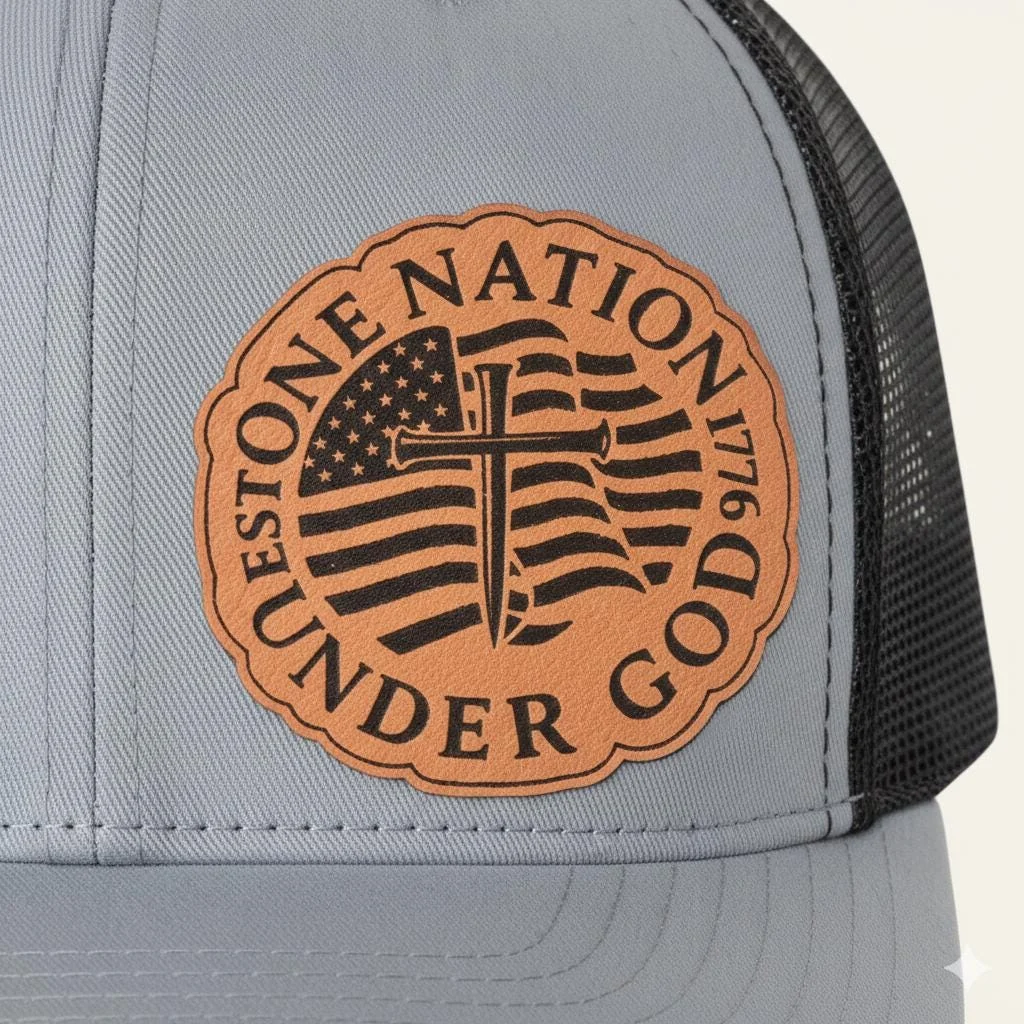 View 4 of One Nation Under God Trucker Hat