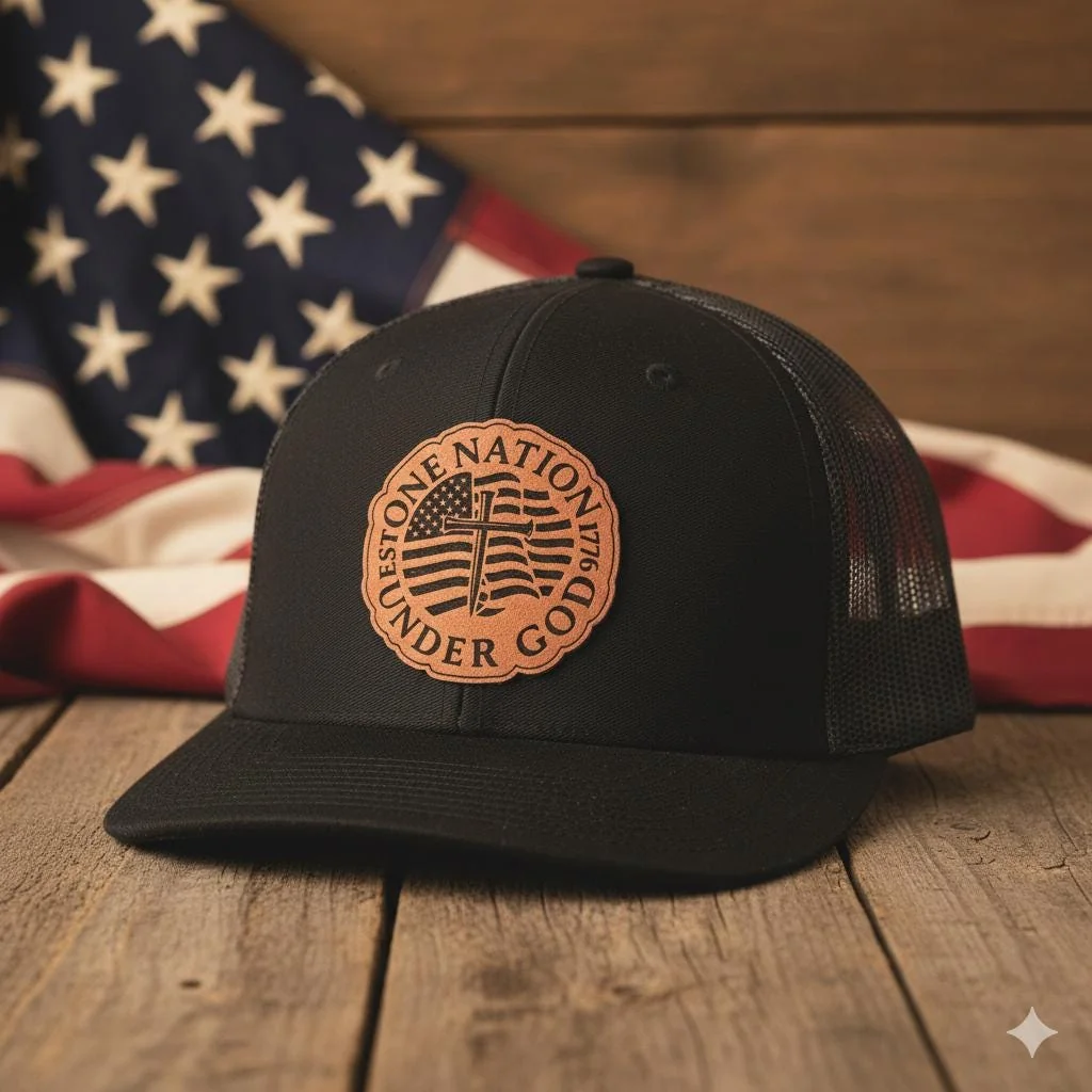View 6 of One Nation Under God Trucker Hat