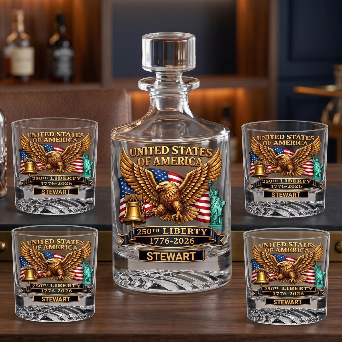 Personalized Decanter Set