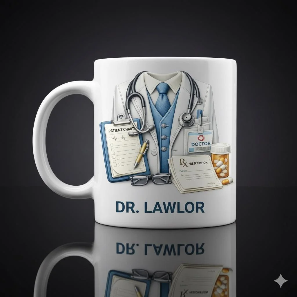 View 3 of Personalized Doctor Mug