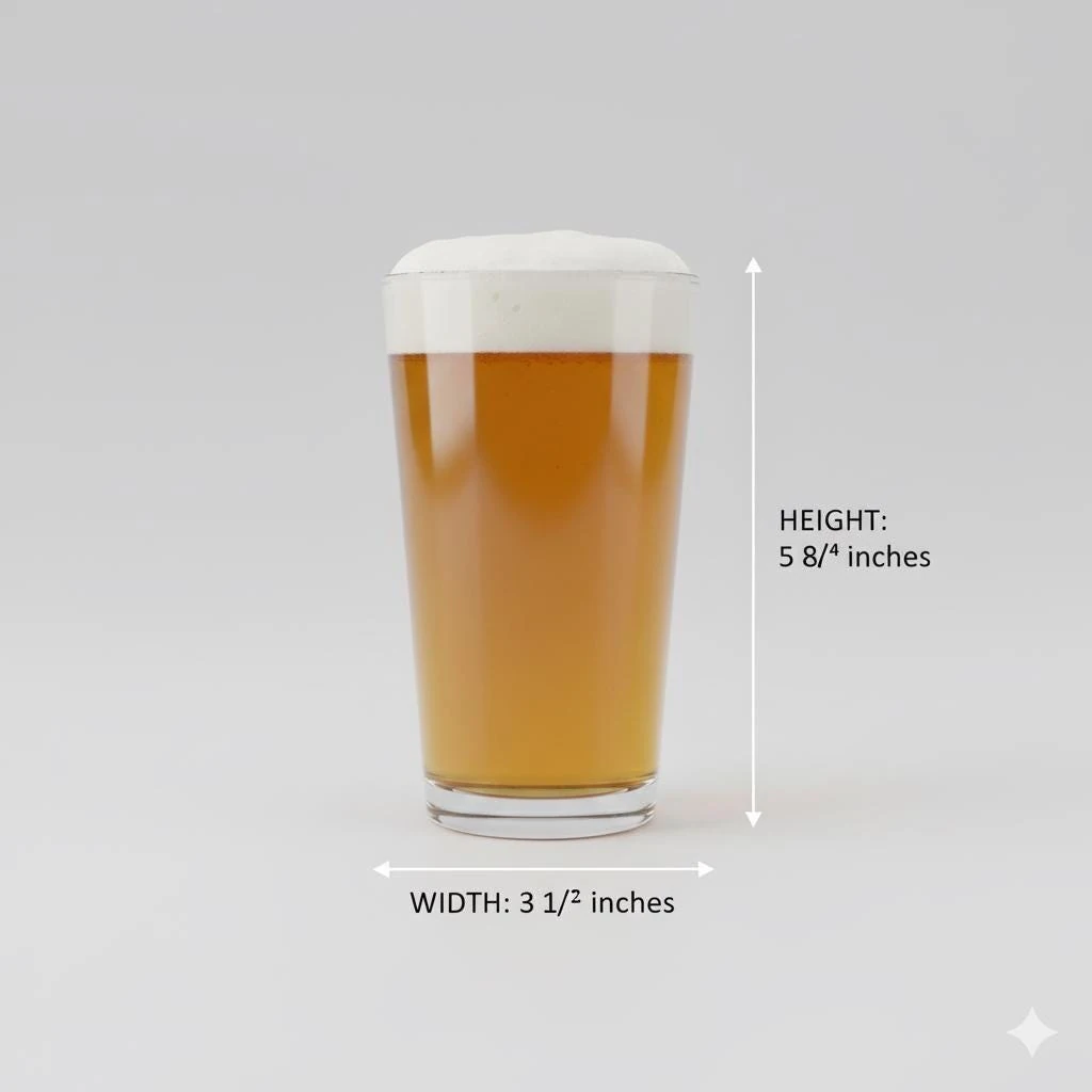 View 2 of Personalized Dog Pint Glass 16 oz