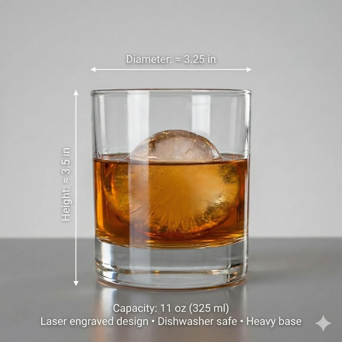 View 3 of Personalized First Responder Whiskey Glass