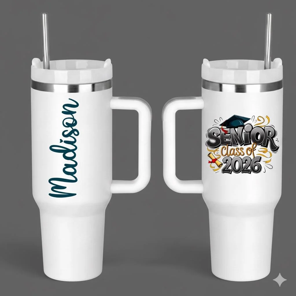 View 5 of Personalized Graduation Tumbler