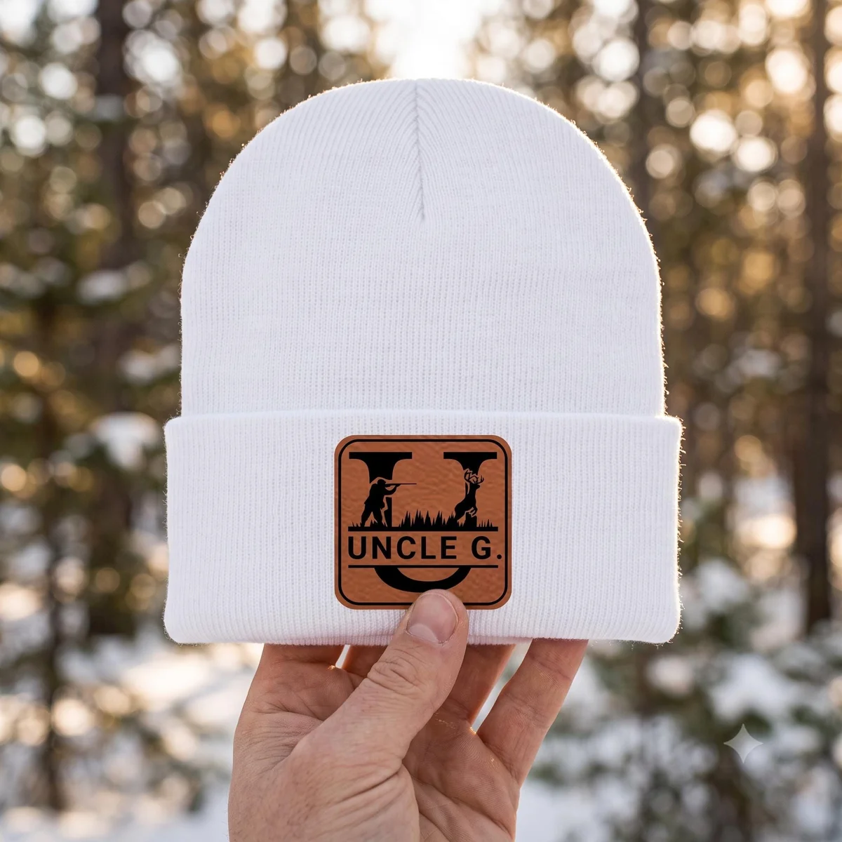 View 4 of Personalized Hunting Beanie