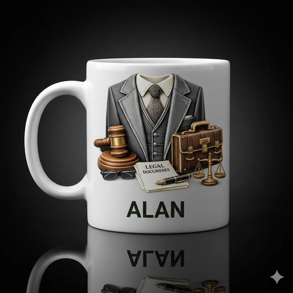 View 3 of Personalized Lawyer Mug