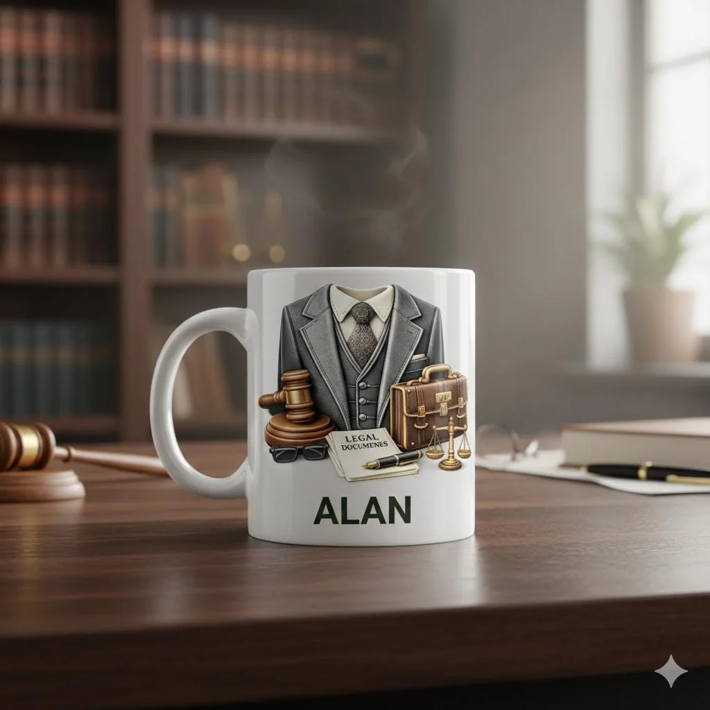 View 4 of Personalized Lawyer Mug