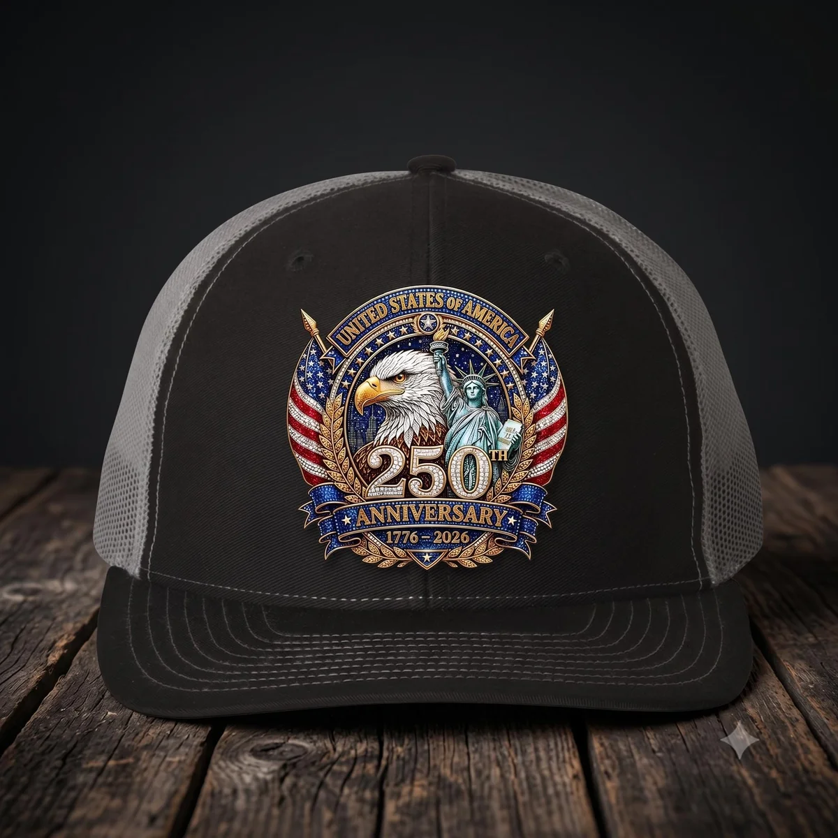 Personalized Patriotic Trucker Hat