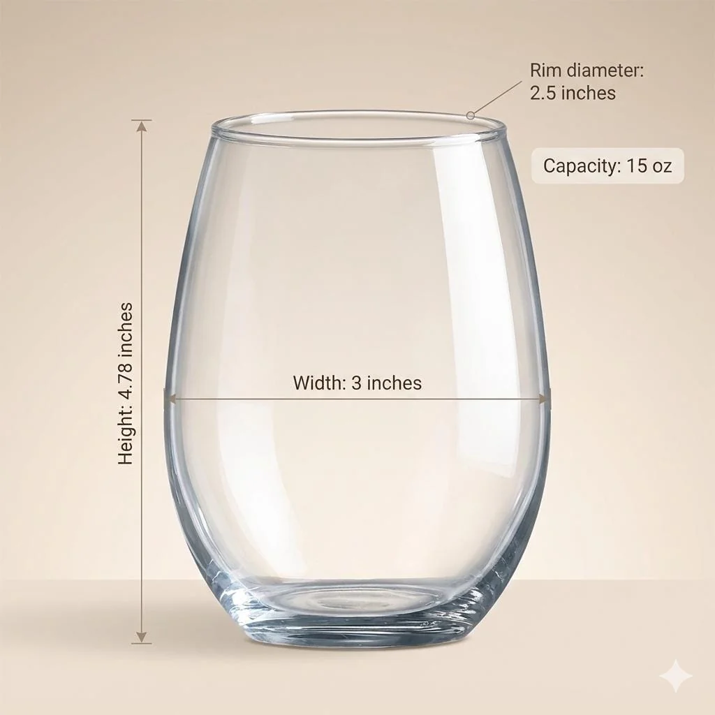 View 3 of Personalized Retirement Wine Glass