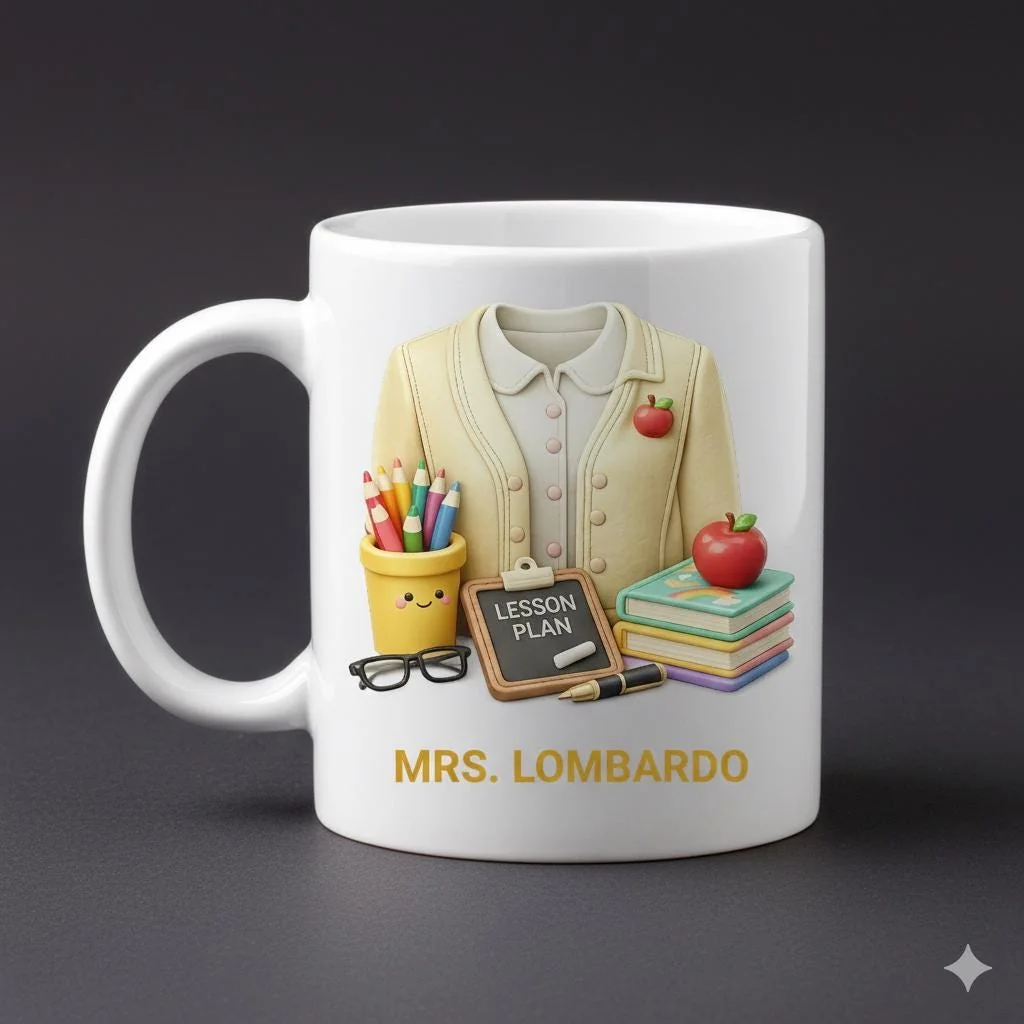 View 2 of Personalized Teacher Coffee Mug