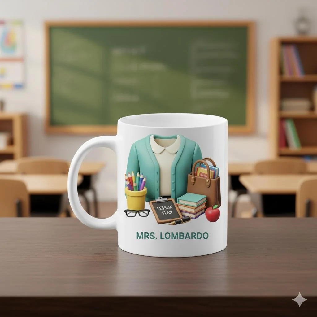 View 6 of Personalized Teacher Coffee Mug