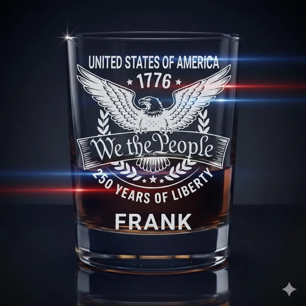 View 2 of Personalized Whiskey Glass