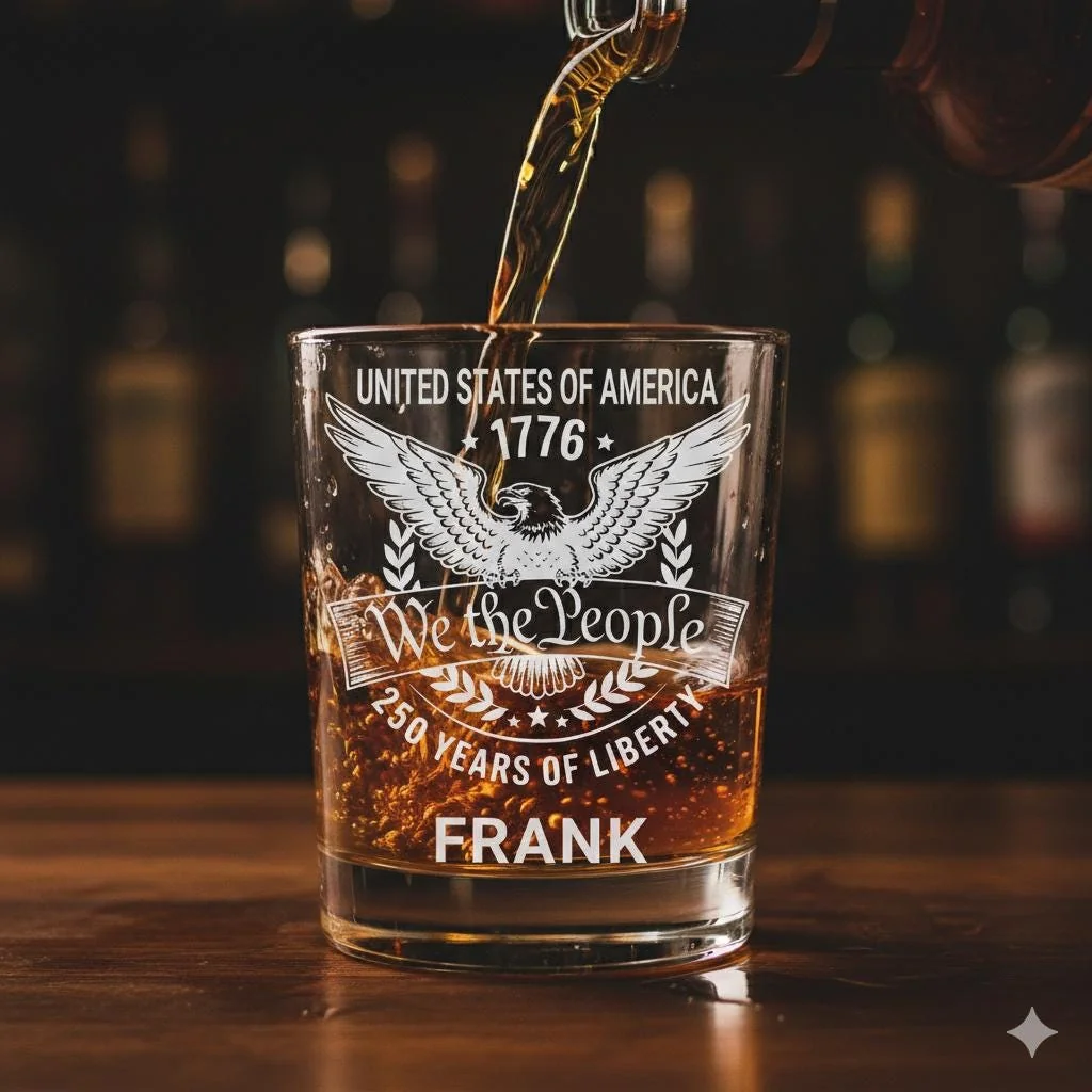 View 6 of Personalized Whiskey Glass
