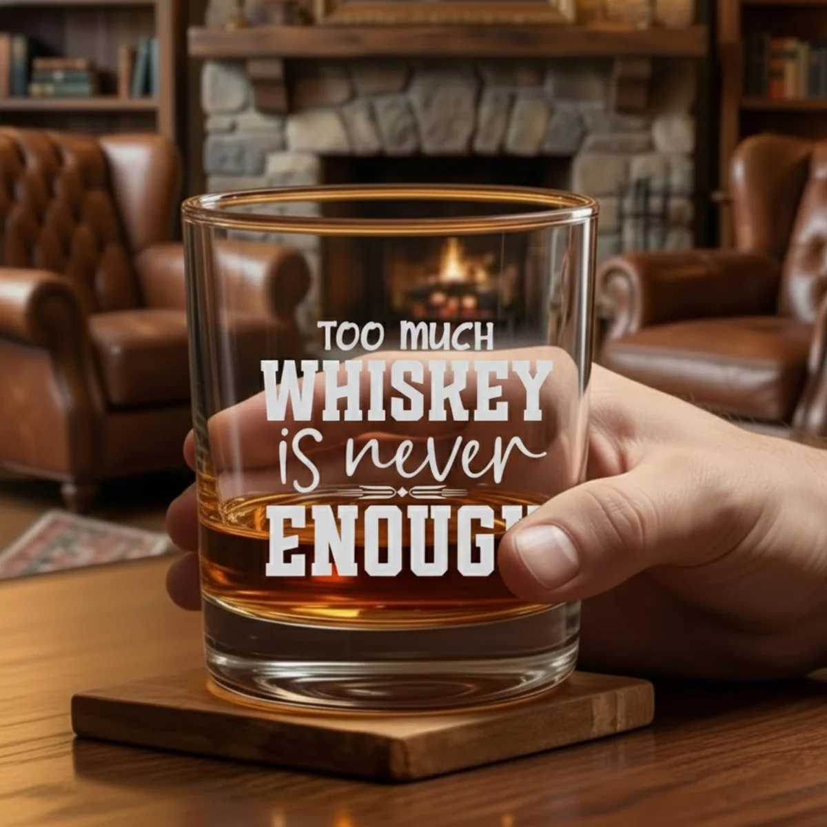 View 2 of Personalized Whiskey Glass