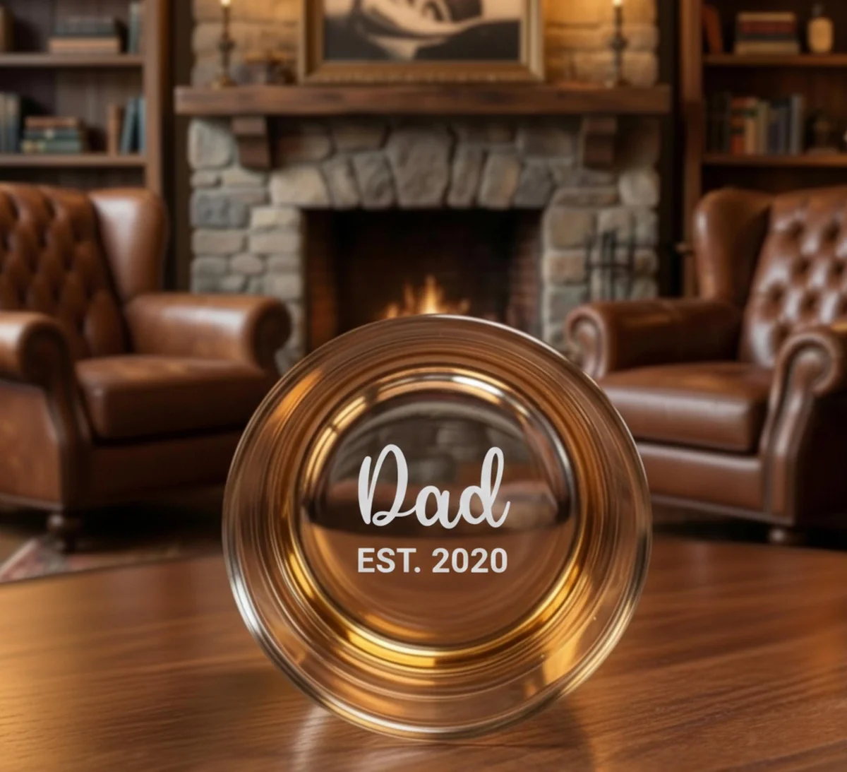 View 3 of Personalized Whiskey Glass