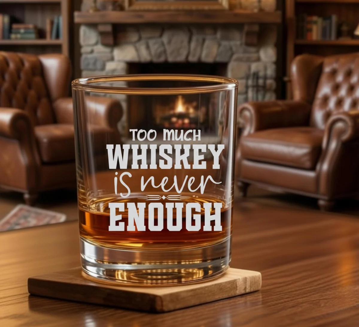 View 4 of Personalized Whiskey Glass