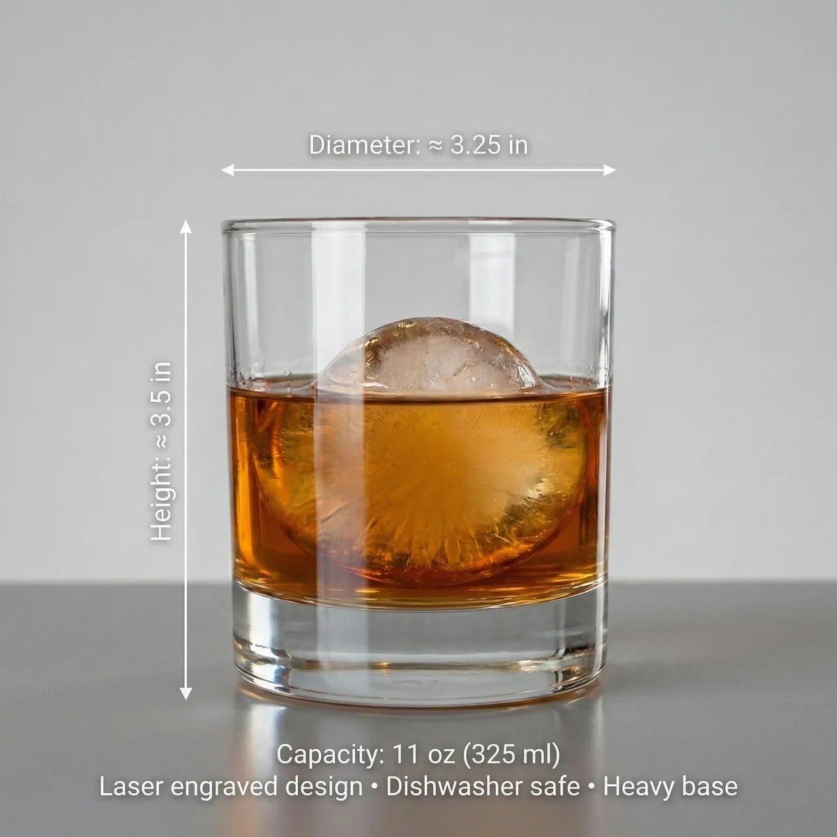 View 2 of Personalized Whiskey Glass
