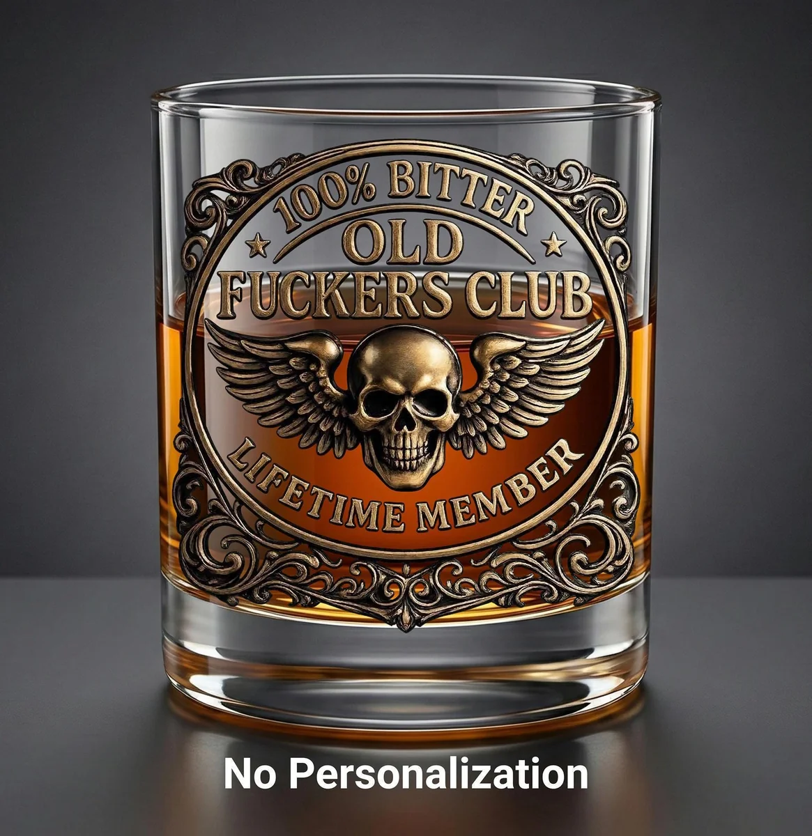 View 6 of Personalized Whiskey Glass