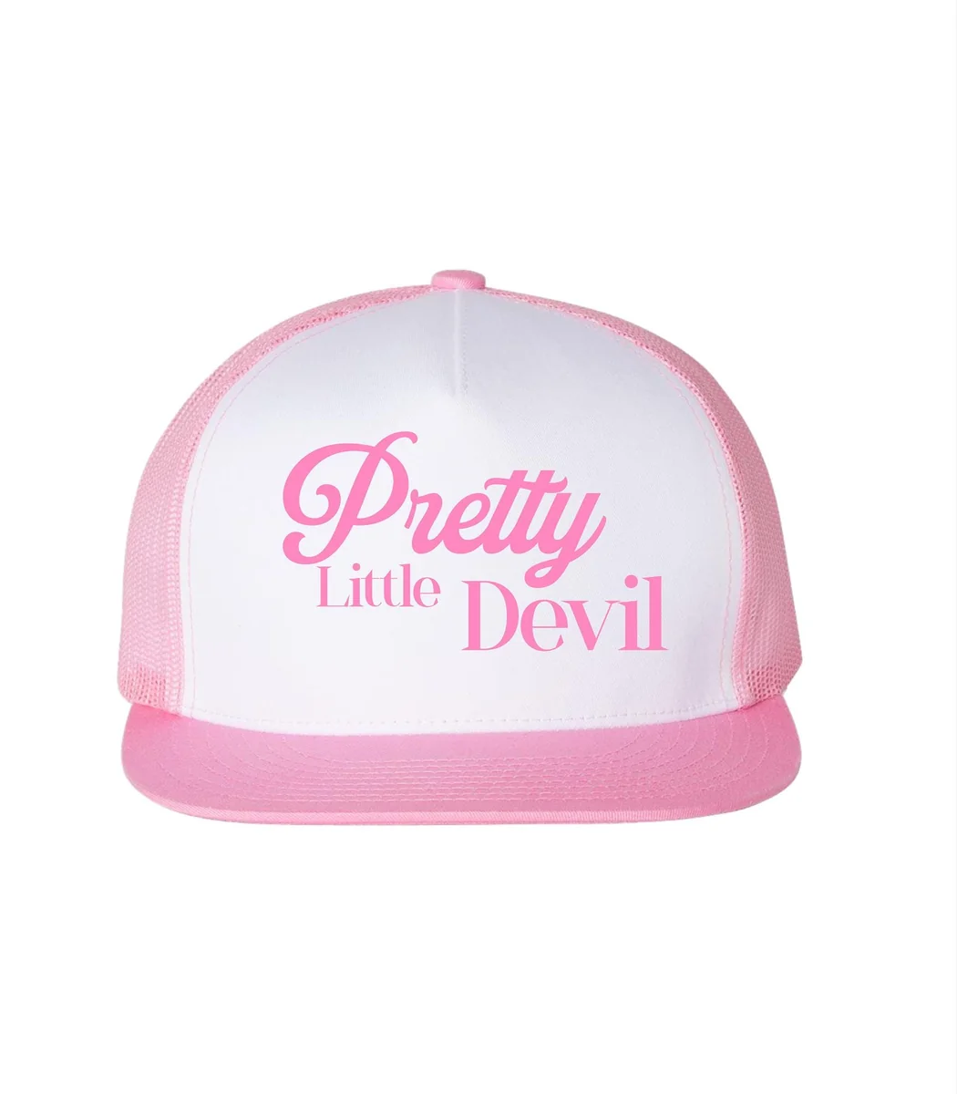 View 2 of Pink Devil Trucker Hat