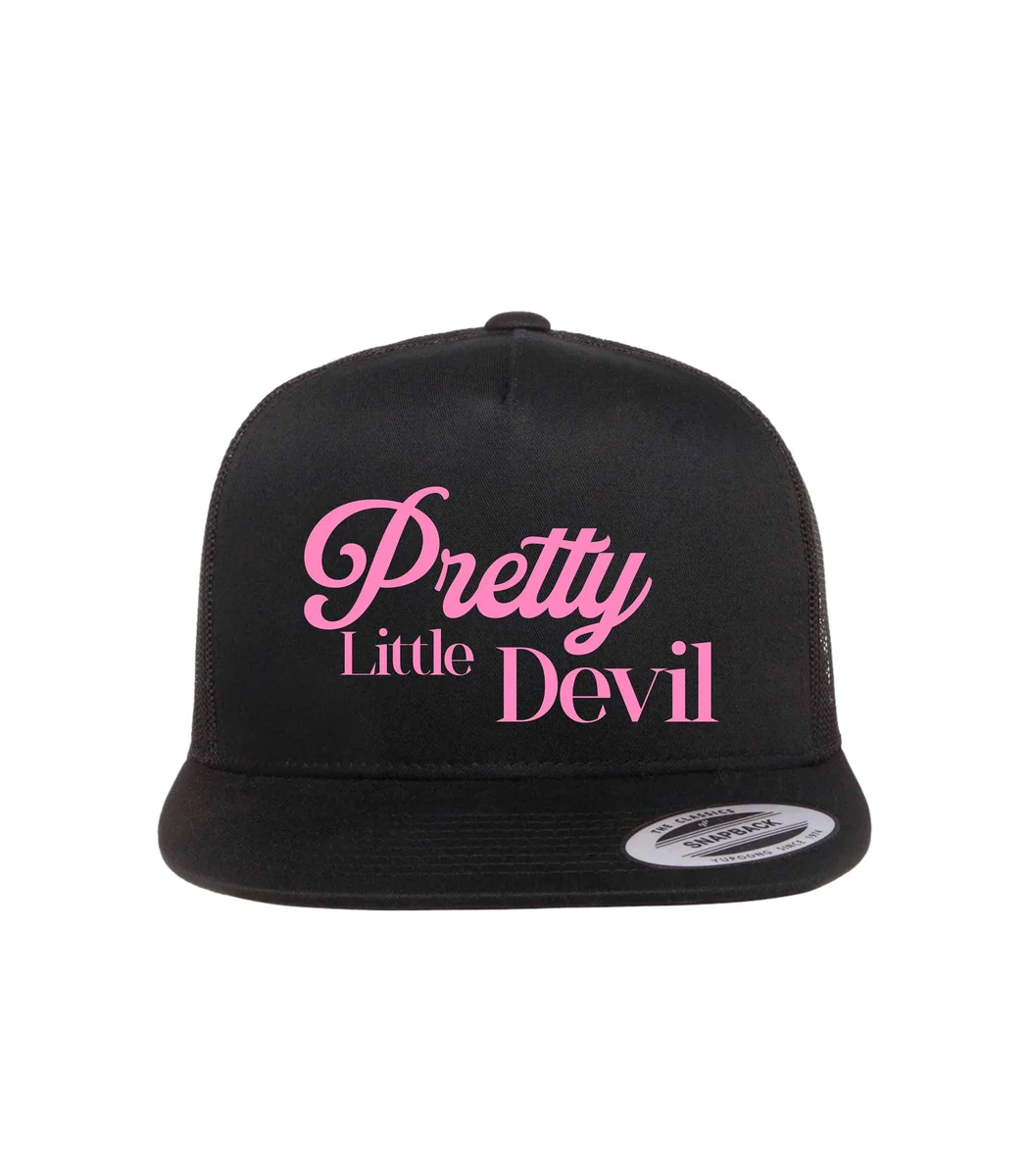 View 3 of Pink Devil Trucker Hat
