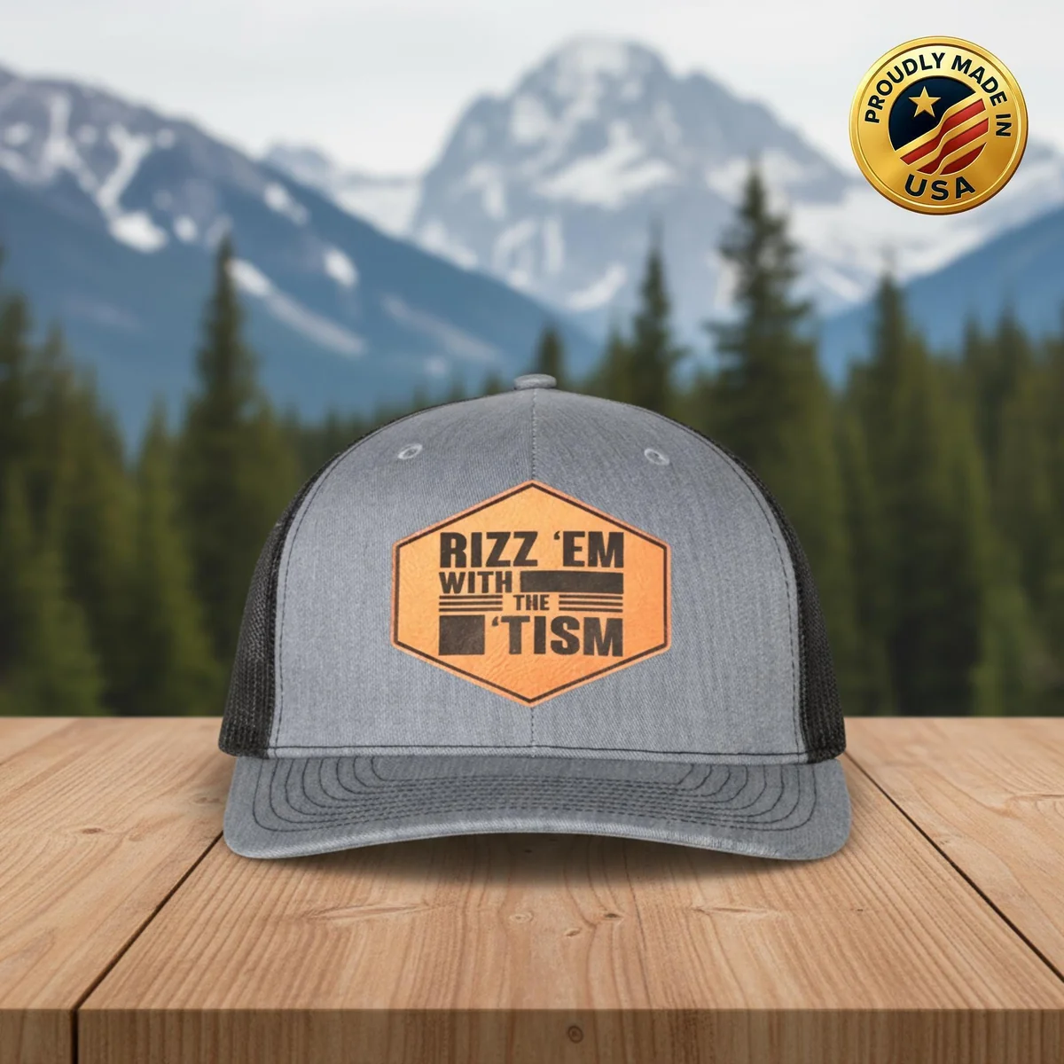 Rizz Em With The Tism Trucker Hat
