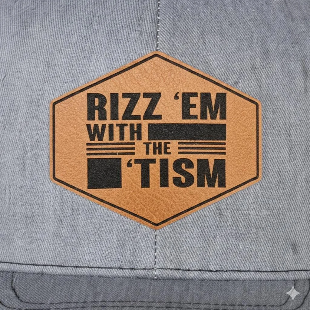 View 5 of Rizz Em With The Tism Trucker Hat