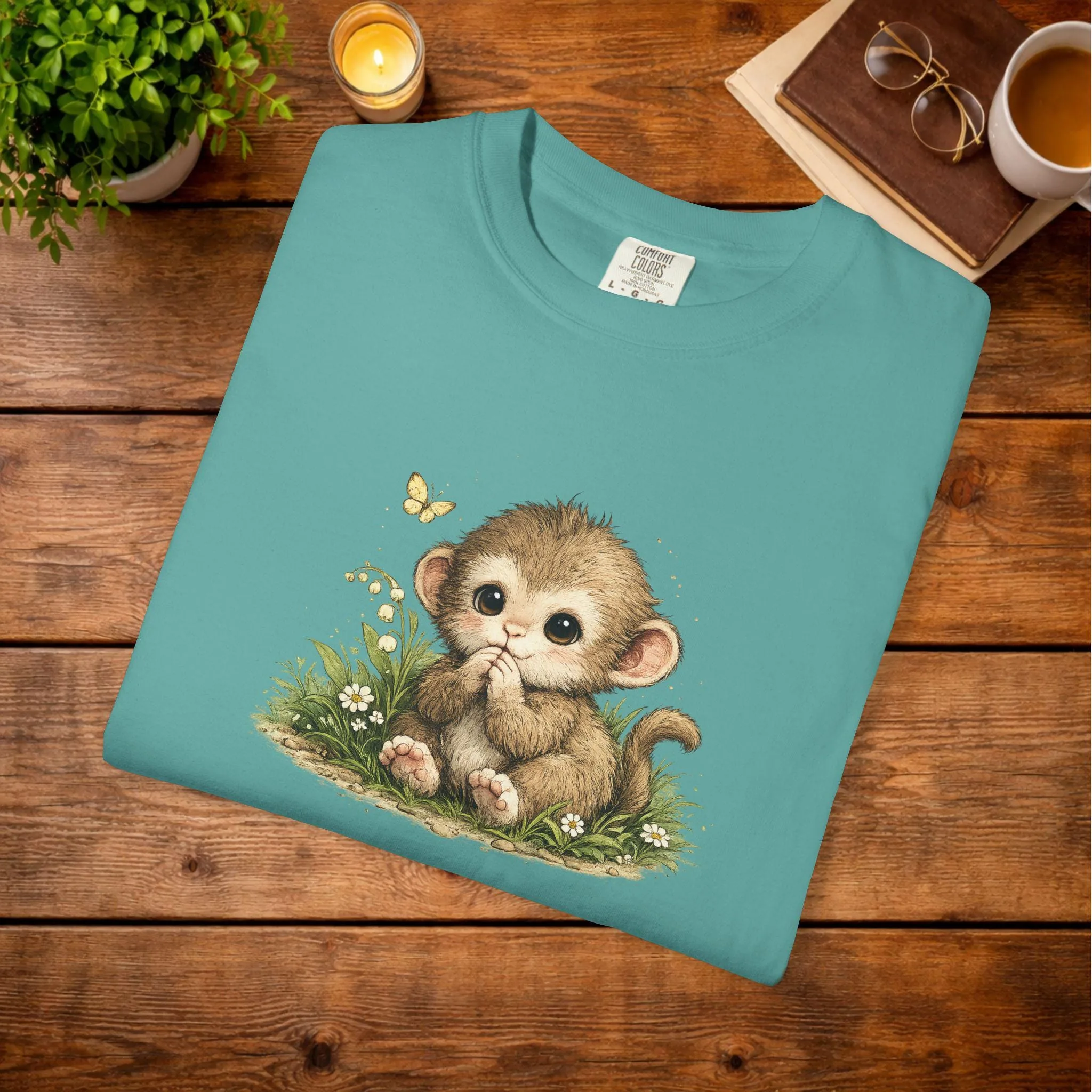 View 5 of Baby Monkey Butterfly T-shirt