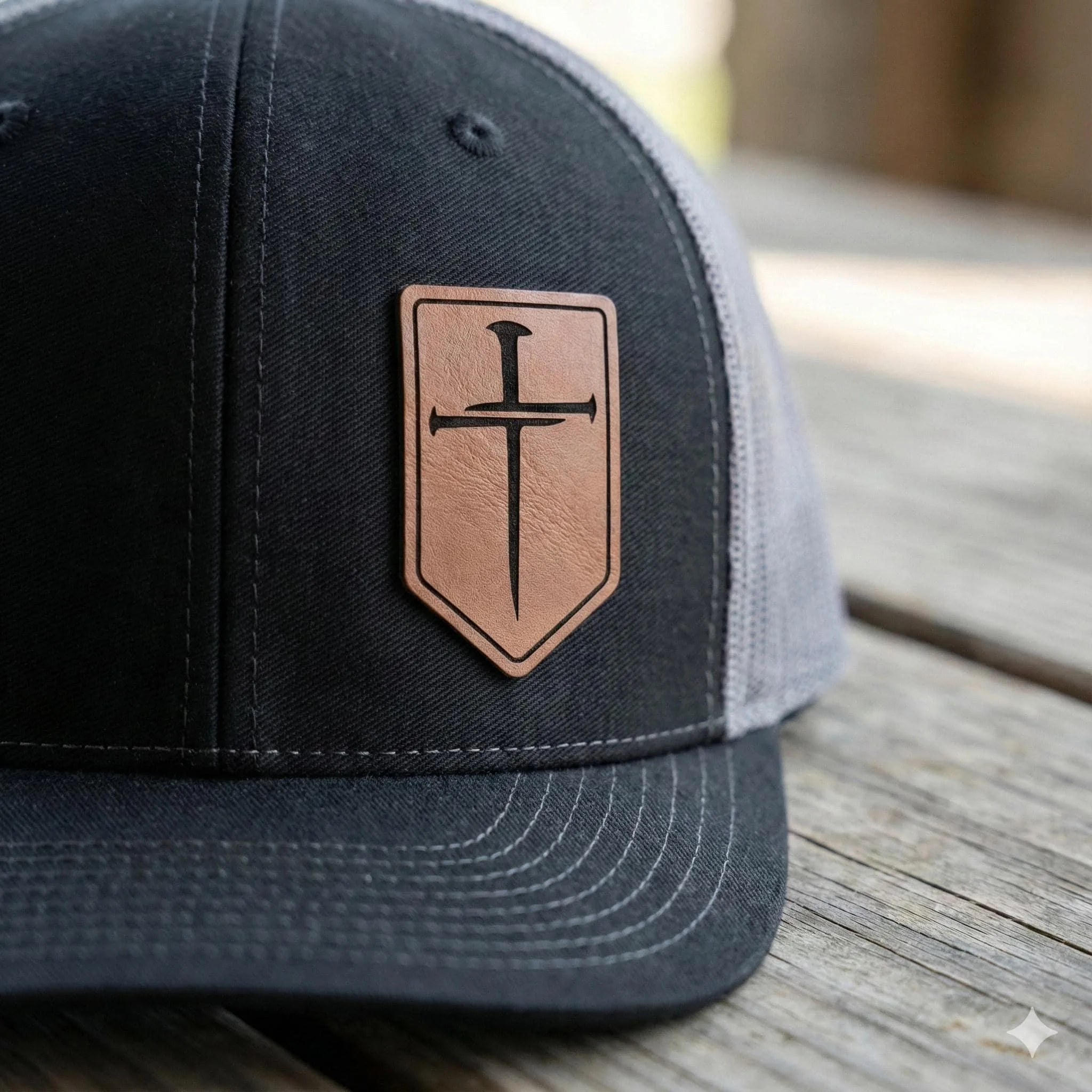 View 5 of Christian Cross Trucker Hat