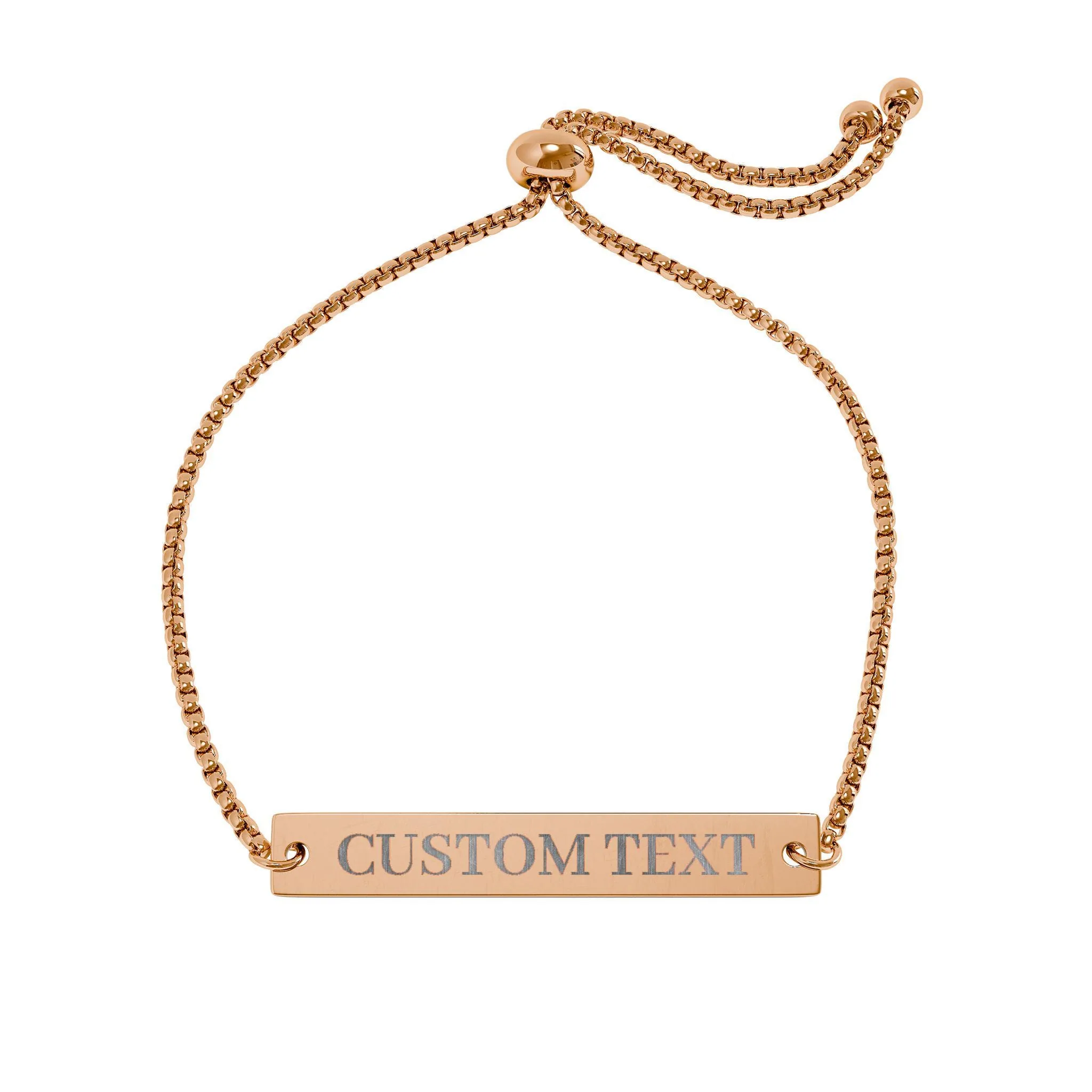 Custom Engraved Bar Bracelet